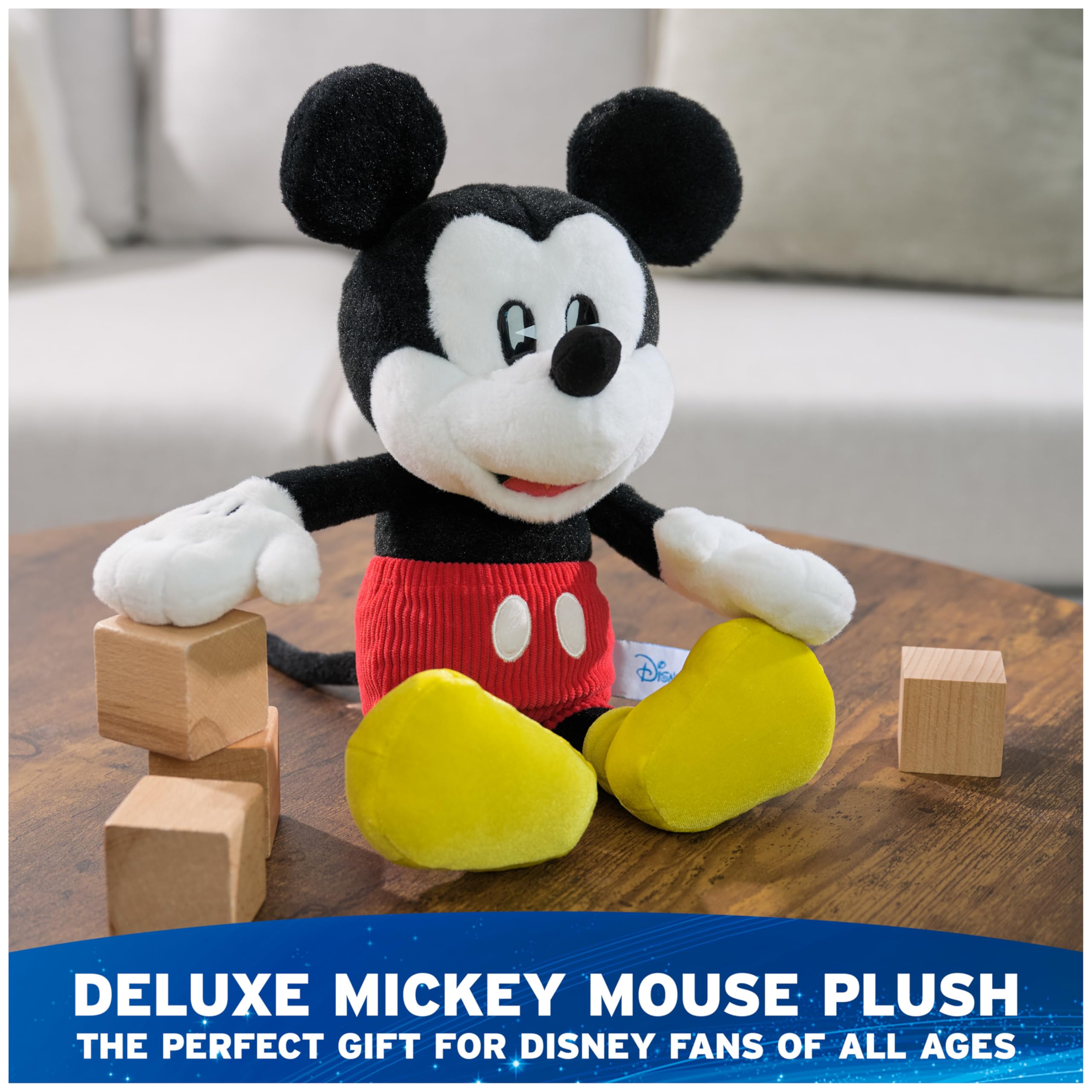 GUND Disney Official Mickey Mouse Classic Plush, Mickey and